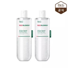 Dr.G 닥터지 레드 블레미쉬 10-시카 캡슐 수딩 토너 300ml 2개 Dr.G Red Blemish 10-Cica Capsule Soothing Toner 300ml 2pcs