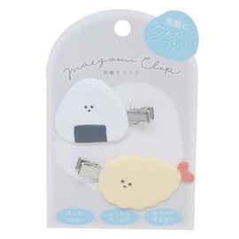 [Hair Access] Bangs Clip Set of 2 / Onigiri Coolier Hair Clip, Cute Goods Mail Order