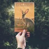 Fort Union, New Mexico, Jackrabbit, Lithograph (4x6 Birch Wood Postcards,