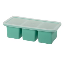 OGGI Prep & Portion Silicone Freezer Trays with Lid - Freezer Molds for Food, Ice Cube Tray, Food Prep Containers, Freezer Storage Containers, for Soup, Smoothie Cubes, Sauce, Broth, Leftovers - 1 Cup