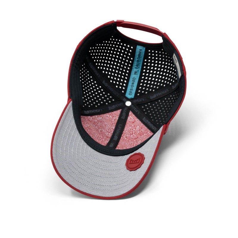 melin A-Game Icon Hydro, Red, Performance Snapback Hat, Water-Resistant Baseball