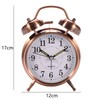 Ruspela Retro Alarm Clock, Loud Desk Clock Old Fashioned Bedside