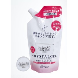Ellesoie Crystal Gel S Medicinal Whitening All-in-One Refill 8.5 oz (240 g) + 0.4 oz (10 g) (Portable) Bonus Set