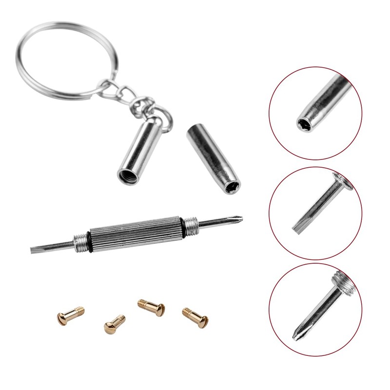 Replacement Screws for RB2132 RB4165 RB4371 Sunglasses Repair Kit (4pcs),