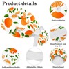 Working Caps with Bow Scrunchies,Fruit Orange Slices Bouffant Scrub Turban