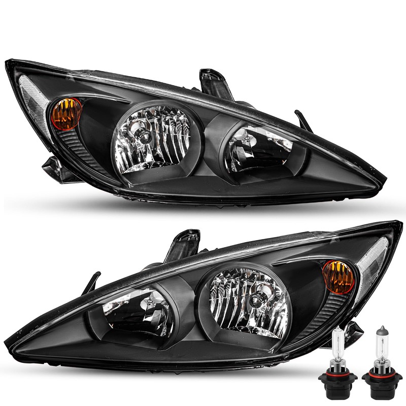 SOCKIR Halogen Headlight Assembly Compatible with 2002 2003 2004 Toyota
