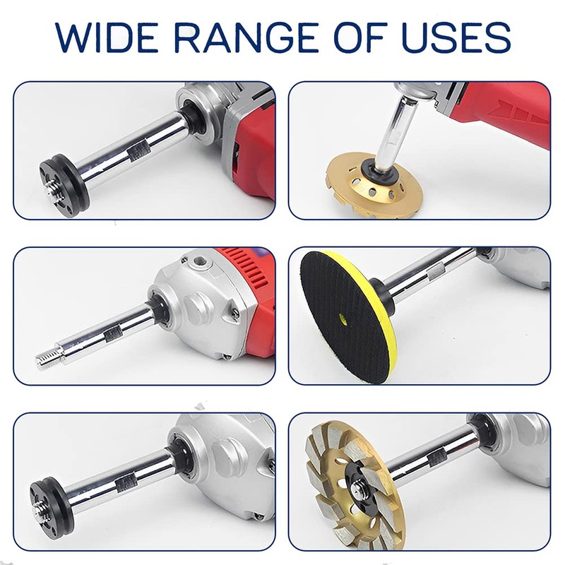Gasea 3 Packs M14 Thread Angle Grinder Extension Connecting Rod