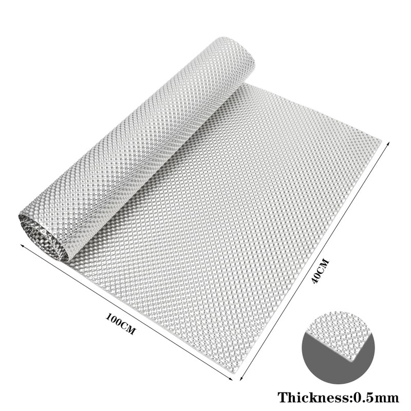 Heat Protection Heat Plate Embossed, 100 x 40 cm Vehicle