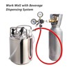 MRbrew 2 Pcs Ball Lock Disconnect with Stainless Steel 1/4''