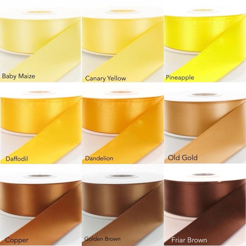 Satin Ribbon 50 yards Single Face Ribbon 1.5”:_Wine