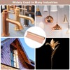 TA-VIGOR 1Pcs Copper Sheet Roll, 3000mm x 30mm x 0.1mm