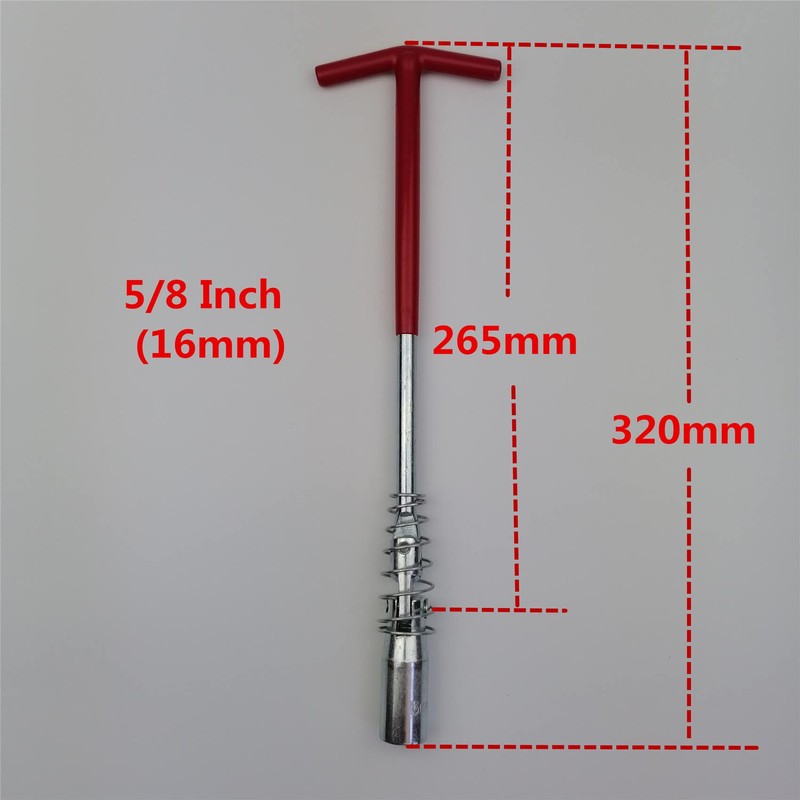 Spark Plug Wrench 5/8 Inch (16mm) ,Long Extended handle, T-handle