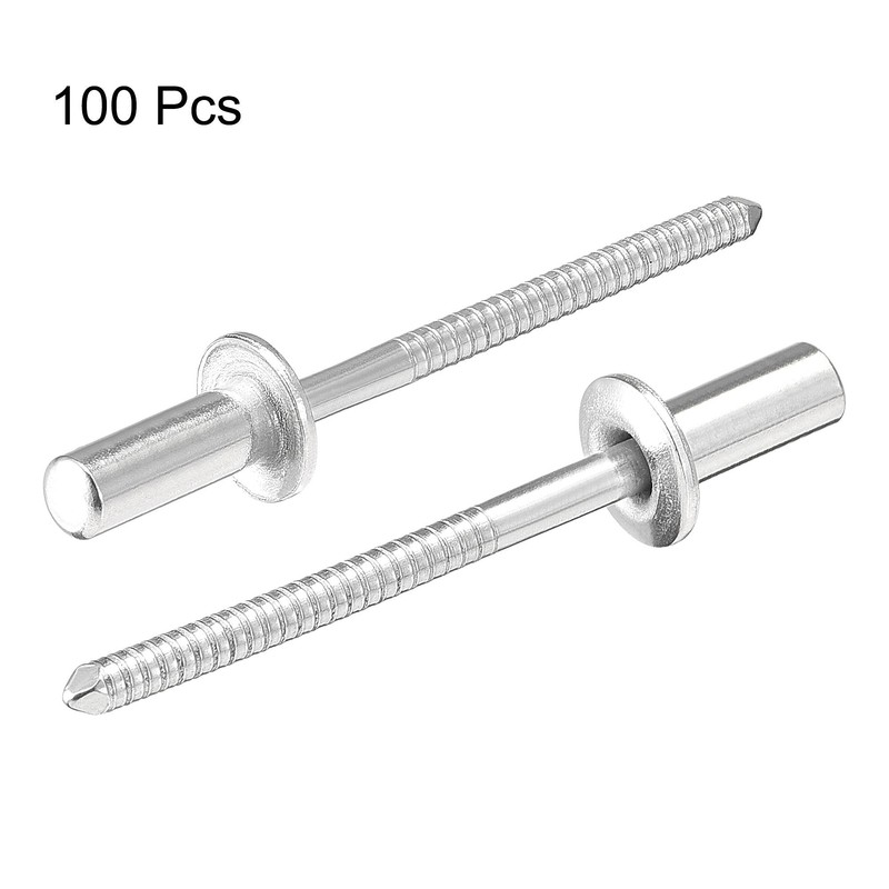 sourcing map Blind Rivets, 304 Stainless Steel Pull Rivets Core