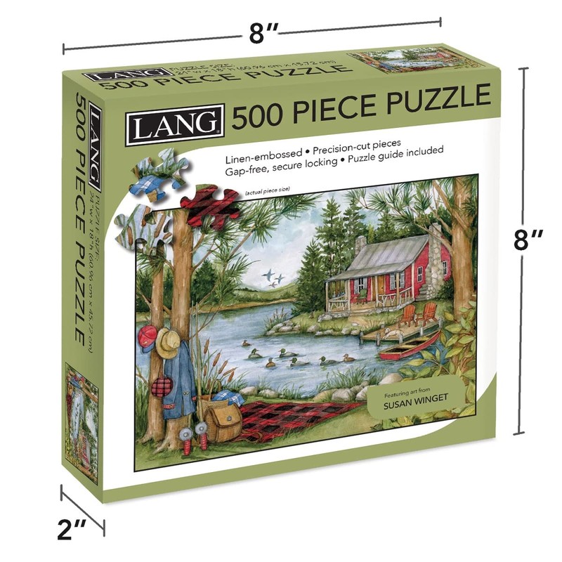 Lang 500PC Puzzle PCNC, Picnic by The Lake, (5039180)
