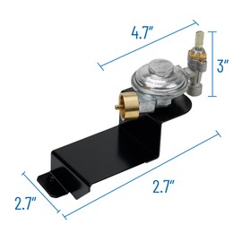 Skyflame Gas Grill Valve Regulator Assembly Compatible with Weber Q1000 Q1200 Series - Replacement Parts for Weber 64866