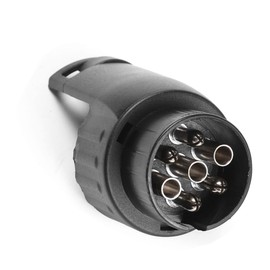 DARKGUARD Micro Adaptor from Plug 7-Pin to Socket 13-Pin 12 V, 7 to 13 Pin Adapter Plug for Car, Bicycle Carrier Towing Hitch, Adaptor Piece, Trailer Plug Socket