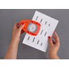 Rayher 8974600 Motivstanzer Oval, mit Zierrand, ø 7,6 cm- 3