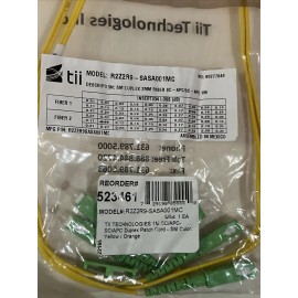 Tii Technologies Inc. R2Z2R9-SASA001MC SM DUPLEX 2MM RISER SC- APC/SC-APC 1M