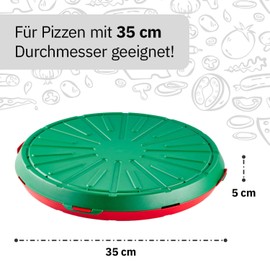 Reusable Packaging / Transport Box for Pizza and Other Foods, Reusable Pizza Box to Go, Sustainable Pizza Box or Food Transport Container/Storage Box (1)