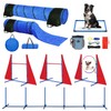 Dog Agility Course Backyard Set, Dog Agility Equipment, Portable Agility