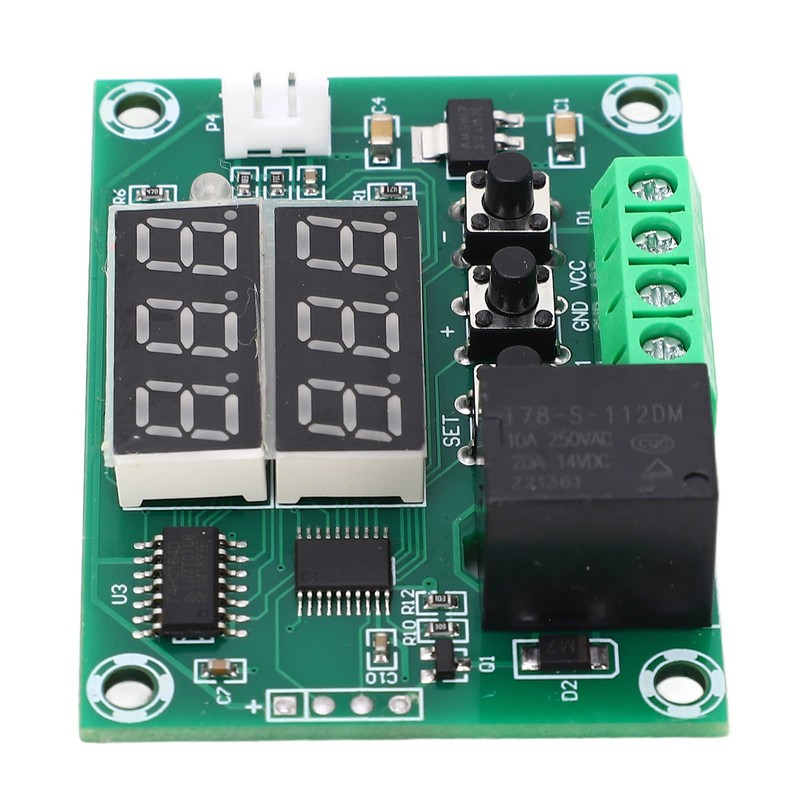 Digital Thermostat Temperature Controller, Dual Display Module with High Accuracy