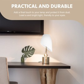 Luxshiny 5pcs Horseshoe Lamp Shade Lamp Bulb Cover Stand up Lamp Shade Replacement Medusa Lamp Shade for Home Hotel(1.65inch)