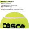 Cosco All Court Tennis Ball, Pack of 3, Yellow Light
