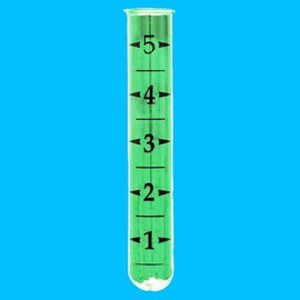 Natures Yard Glass Tube Rain Gauge Replacement 1" Tube with Top Lip