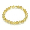 Citrine Stretch Bracelet, AAA Grade 8mm Beads, Wrist Size 7.5
