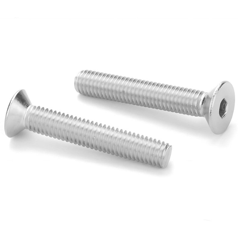 M12 Screws,M12x50mm Flat Head Socket Cap Screws, M12-1.75x50mm Countersunk Head