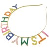 Zorfeter Colorful Birthday Crown, Rainbow It's My Birthday Headband