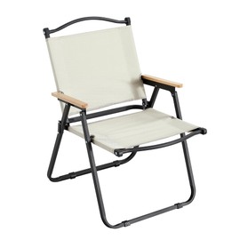 HMHKHN Patio Folding Chair, Lightweight Beach Chairs with Armrests, Portable Lawn Chair for Camping, Garden, Pool, Beach, Backyard, Beige