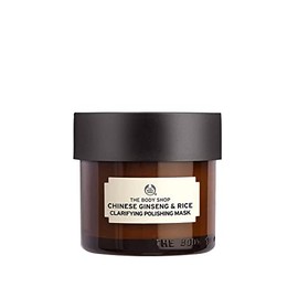 The Body Shop Chinese Ginseng & Rice Clarifying Polishing Mask, 2.5 Oz