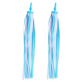 VOANZO 1 Pair Colorful Baby Bike Grips Tassel Bands for Boys Girls Kids Bike Decoration (2)