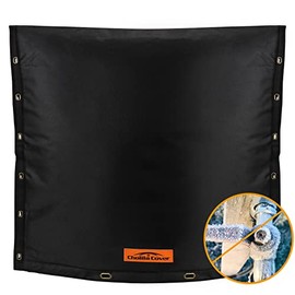 Cholila Cover Backflow Preventer Cover Insulated 30"W x 30"H with Thicker 6 Layers Fabric, Backflow Insulation Cover for IN-WALL Pipes with Aluminum Foil, Sprinkler Covers for Outside Pipe Traversable