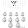 Gcardist 300-Count Gold Foil Cupcake Liners for Baking Baking Cups
