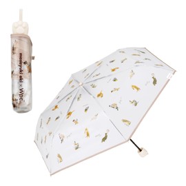 [2024] Wpc. [Vinyl Umbrella] Masayuki Oki x Wpc. Paw Plastic Umbrella, Mini Beige, Folding Umbrella, Ribs, 19.3 inches (49 cm), Women's, Handle, Squishy, Cats, Stylish, Cute, Commuting to Work or