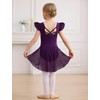MdnMd Girls Dance Ballet Leotards Dresses for Toddler Ballerina Outfit
