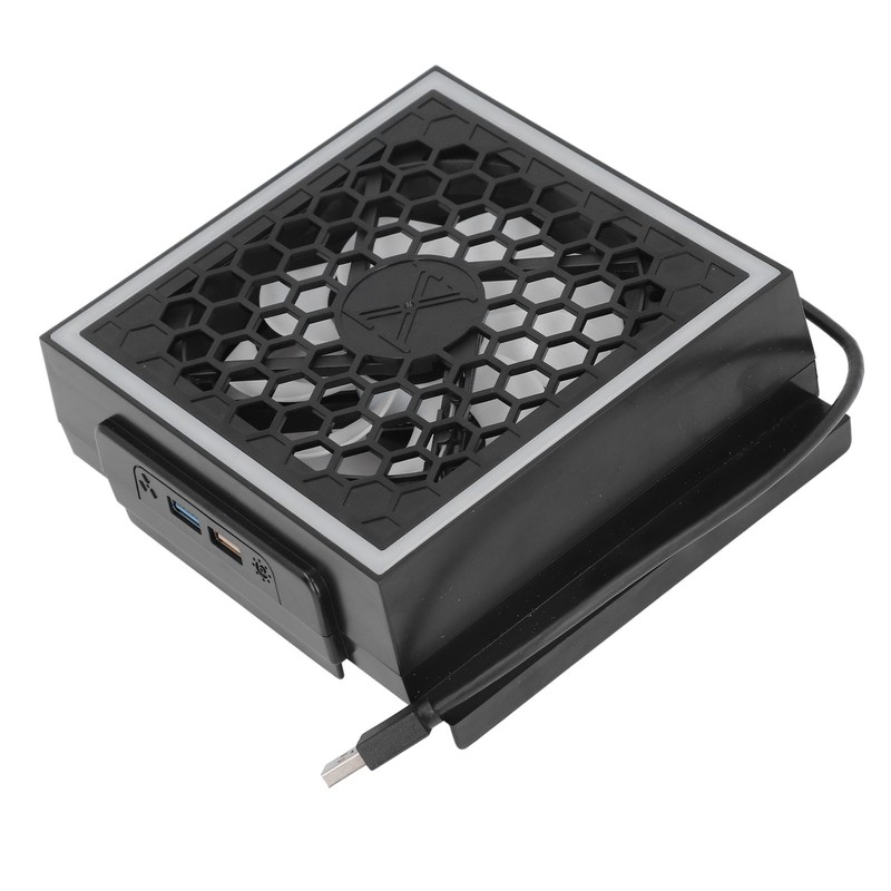 Cooling Fan LED 7 Light Modes 3 Speed USB3.0 USB2.0