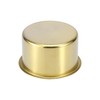 X AUTOHAUX 2pcs Stainless Steel Cup Drink Holder Insert Gold