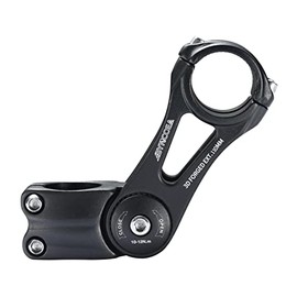 Bynccea Bicycle Stem Handlebar Riser Extension 0-70 Degrees 31.8 mm Adjustable Stem MTB Stem Ahead Riser Adjustable for MTB, Mountain Bike, Road Bike, BMX