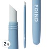 Pointed Ceramic Cuticle Pusher Damage-free cuticle removal, 2 pieces, single / 포인드 세라믹 큐티클 푸셔 손상없는 큐티클 제거, 2개, 단일