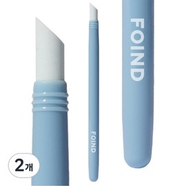 Pointed Ceramic Cuticle Pusher Damage-free cuticle removal, 2 pieces, single / 포인드 세라믹 큐티클 푸셔 손상없는 큐티클 제거, 2개, 단일