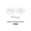 Rebower Pedal Push Button Switch Inline Latching ON/OFF Round Lighting