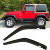 2pcs Original Shatterproof Rainproof Side Window Wind Deflector for Jeep