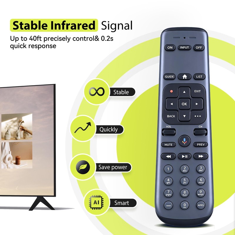 RYQIF Replacement Voice Remote Control Fits for AT&T TV DirecTV