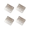 4 Pieces Tri-Fold Hinges Flexible Metal Hinges Decorative Box Hinges