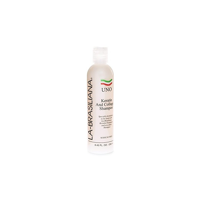 La-Brasiliana Uno Keratin and Collagen Shampoo, 8.45 fl.oz.
