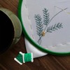 Luckious 50 PCS Plastic Floss Bobbins - Thread Cards with