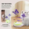 2-in-1 Auto Interactive Cat Toy, Fluttering Butterfly & Rolling Track